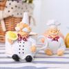 2Pcs Plug Holders Convenient Cartoon Chef Eco-friendly Punch-Free Easy To Use Wire Storage Resin Power Line Storage Shelves Home Accessories