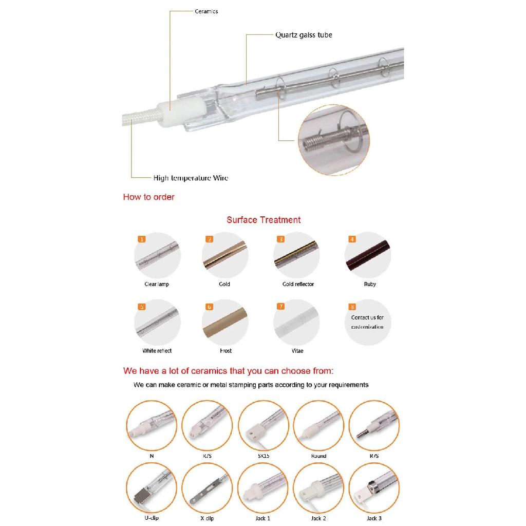 AX-MX-34-240V 400W  infrared lamps for Water meter