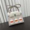 New Retro Small House Bag Fashionable Retro Contrasting Color Head Layer Leather Small Bag Single Shoulder Crossbody Cowhide Women's Bag