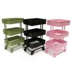 Play Home Toys Bookshelf with Wheels Simulation Shelf Bookshelf Furniture Toys Storage Display Rack