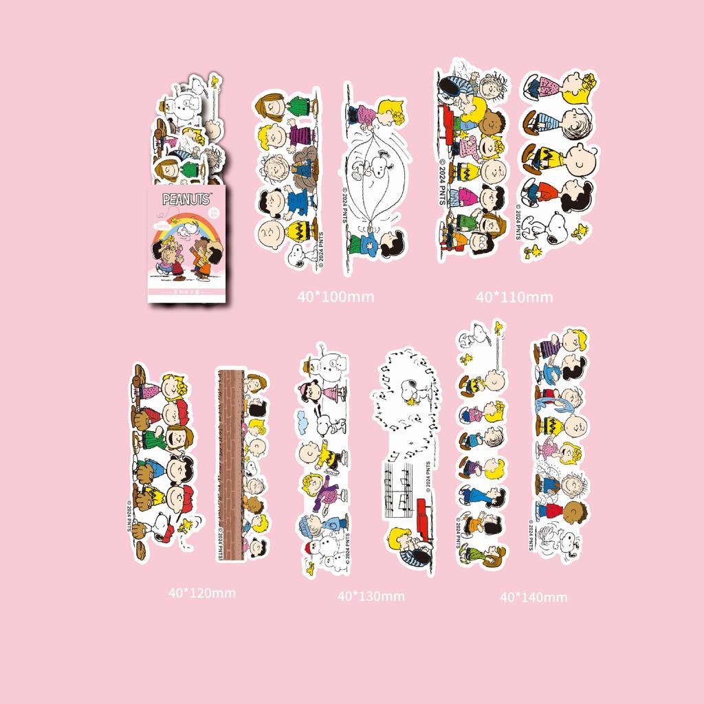 Snoopy Stylish and Cute Set of Unofficial Bookmarks, Bookmarks, Paper, Unisex, 10, (A)