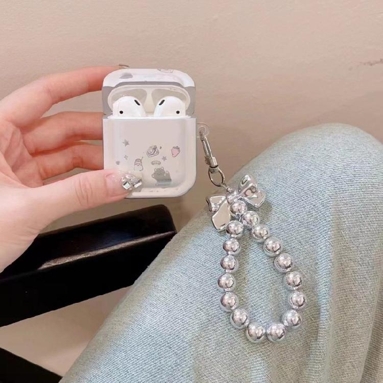 Handmade Beaded Bowknot Keychain Pendant Fashion Hanging Decoration Bag Pendant