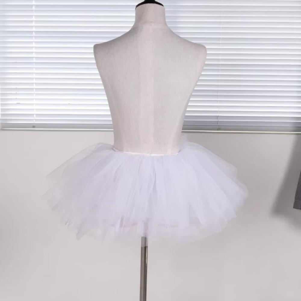 Short Bridal Boneless Petticoats Super Stuffed Tulle Dress Lolita Underskirt  Wedding Accessories