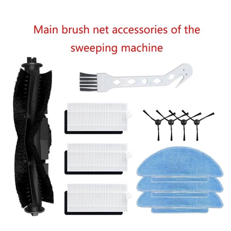 Replacement Part for Tikom L9000 Brush Side Brush Filters HEPA Filter Mopping Pad Main Brush Rolling Brushes Accessories