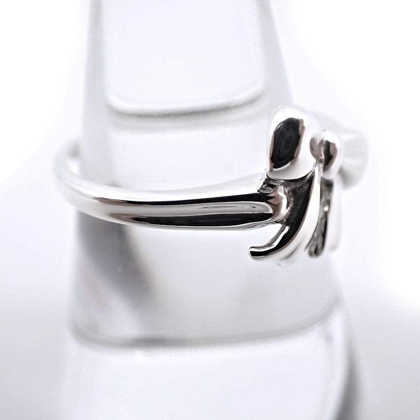 [Used] TIFFANY 925 Ribbon Ring / Size 12 / G538-68
