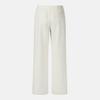 DESCENTE Women'S Training Ribbed Straight Fit Pants Ivory (Sq322Pkp71)