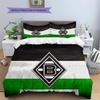 Borussia Custom Name Pattern Bedding,Quilt Set Quilt Cover Pillowcase Home Birthday Gift(1 * Duvet Cover + 2 * Pillowcase, Without Core)