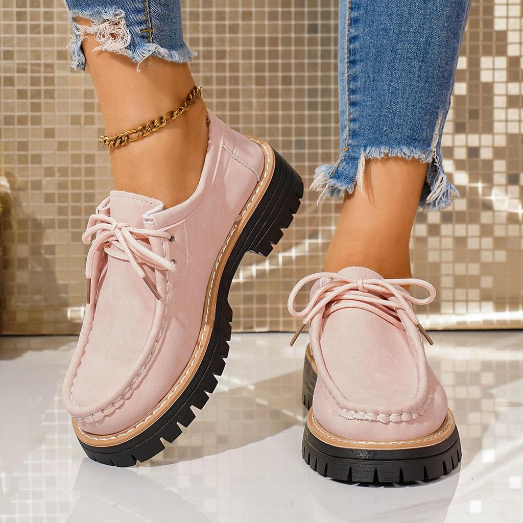 Ladies' Shoes, Casual And Fashionable, Solid Color Single Shoes