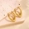 Raffinate Ear Cuff in Acciaio Titanio Oro 18k per Donna