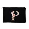 Bridesmaid Makeup Bag Letter Print Travel Cosmetic Case Female Beauty Organizer Toiletry Storage Pouch Purse Wedding Bride Gift