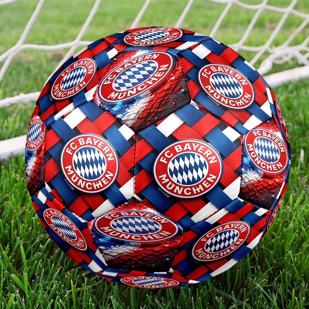 Fc Bayern München Theme Size 5 Soccer Football Machine Sewn Indoor/Outdoor Training and Matches Sports Enthusiast Gifts