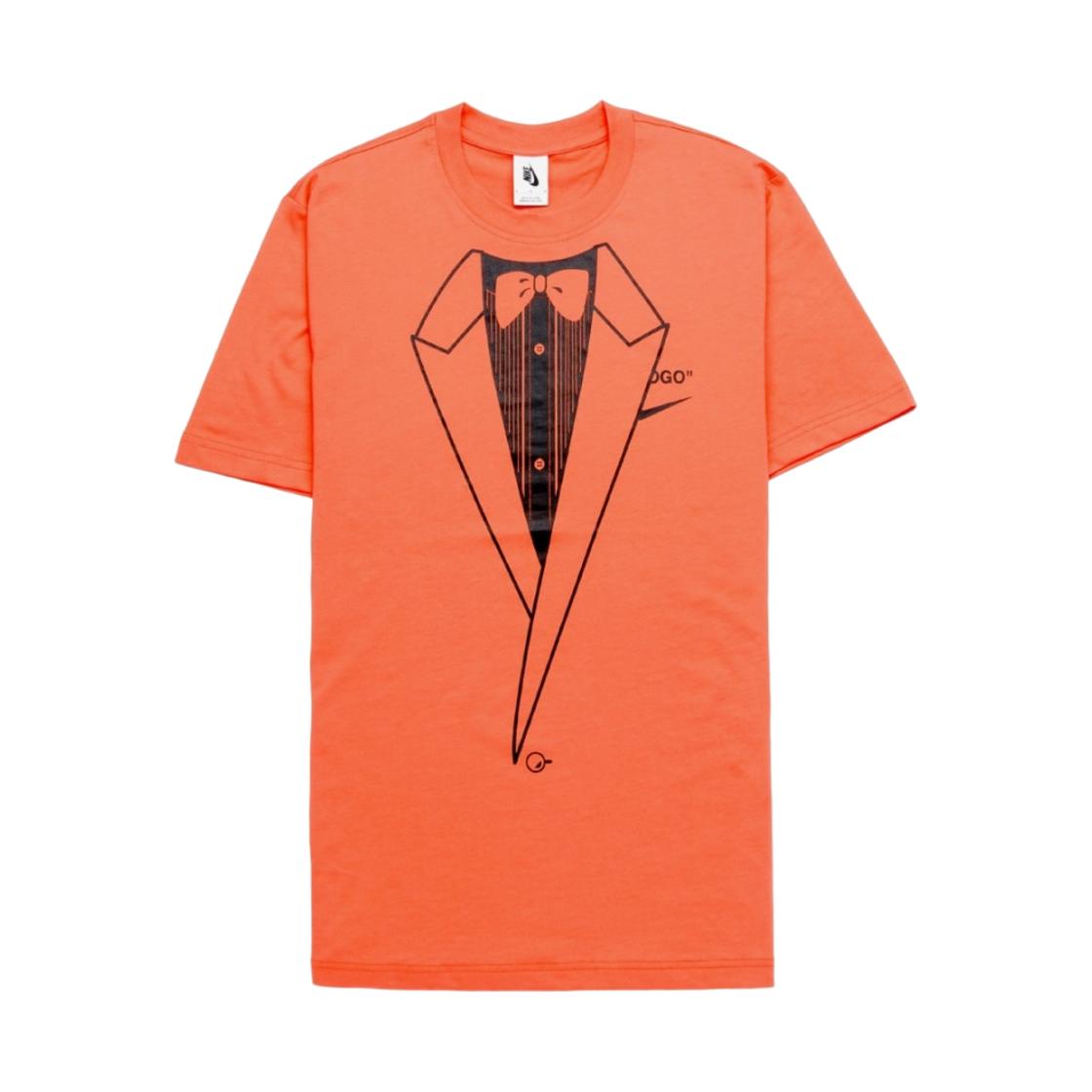 Nike x Off-White NRG A6 Tee Wild Mango Men Tops Orange BQ0827-680 M