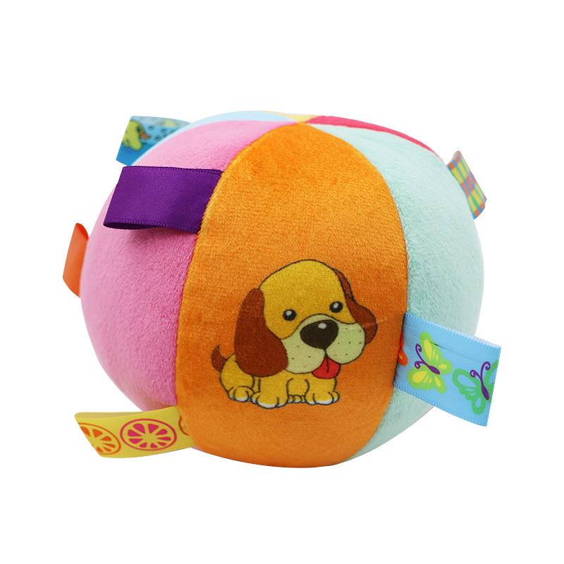 Dog Sound Toy Ball, Plush Ringing Ball, Pet Toy Ball, Little Dog Ball, Cute and Boring Ringing Cloth Ball