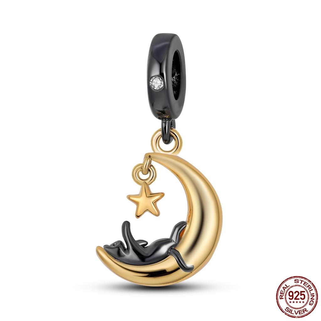 Charm Copper Rose Flower Dog Charms Bead Pendant Fit Original Bracelet Making For Woman Jewelry Fashion Diy