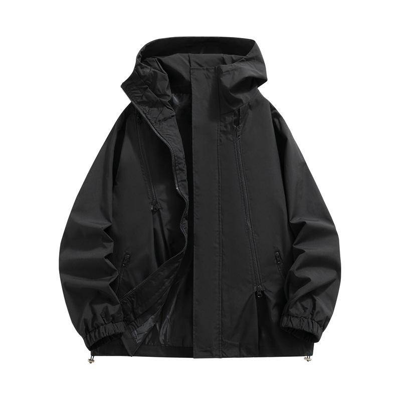 

Осеннее пальто, мужская новая высококачественная ветрозащитная куртка для активного отдыха, мужская весенне-осенняя модная повседневная куртка с капюшоном 5XL