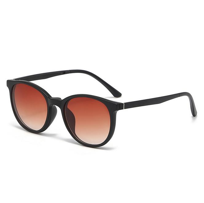 

9505 New Retro Set Of Sunglasses Women Round Magnetic Clip Sun Glasses Tr Round Frame Prescriptio -0.5 -1.0 -2 To -6 0