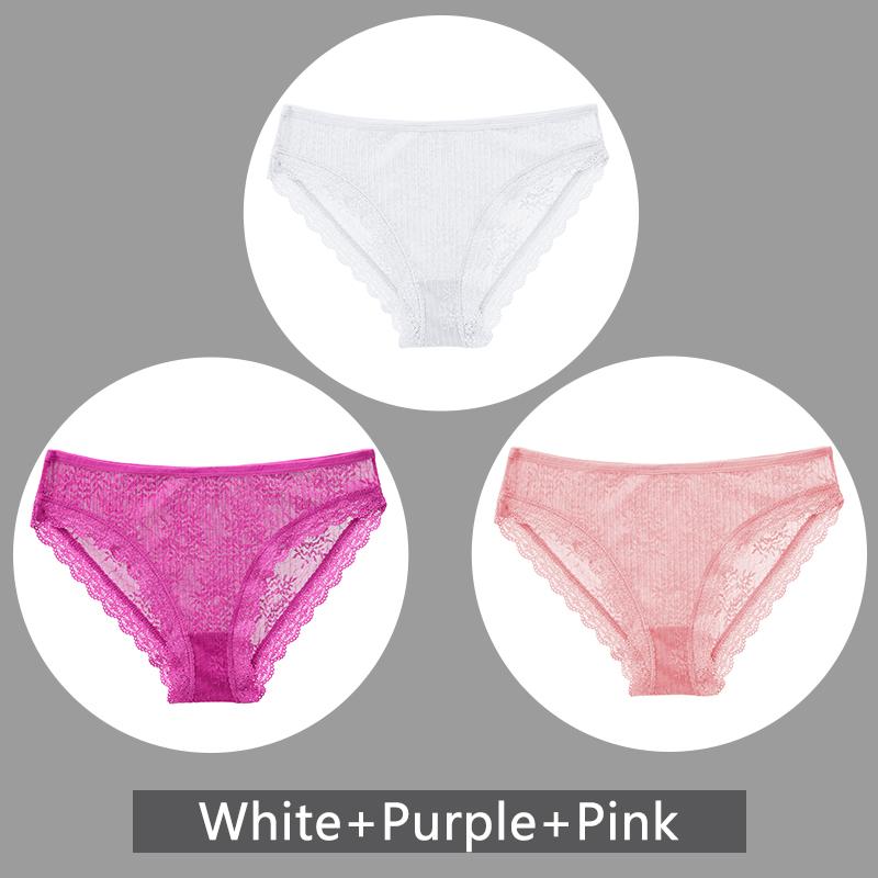 4 Pieces Women Artsy Jacquard High Waist Underwear