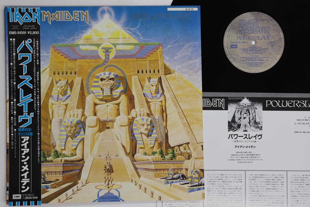 

LP Пластинка IRON MAIDEN - Powerslave EMS91091 EMI 1984 Япония Obi Metal Б/у