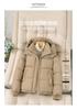 Winter New Women's Fashion Short Down Cotton Clothes Large Size Hooded Meat Covering and Thin Casual Thermal Cotton Jacket Cotton-padded Clothes