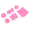 6 Stück Halloween Silikonform Gespenst Skelett Handfläche Fledermaus Langlebig Antihaftbeschichtet Halloween Fondantformen für Zuhause Bäckerei Studio