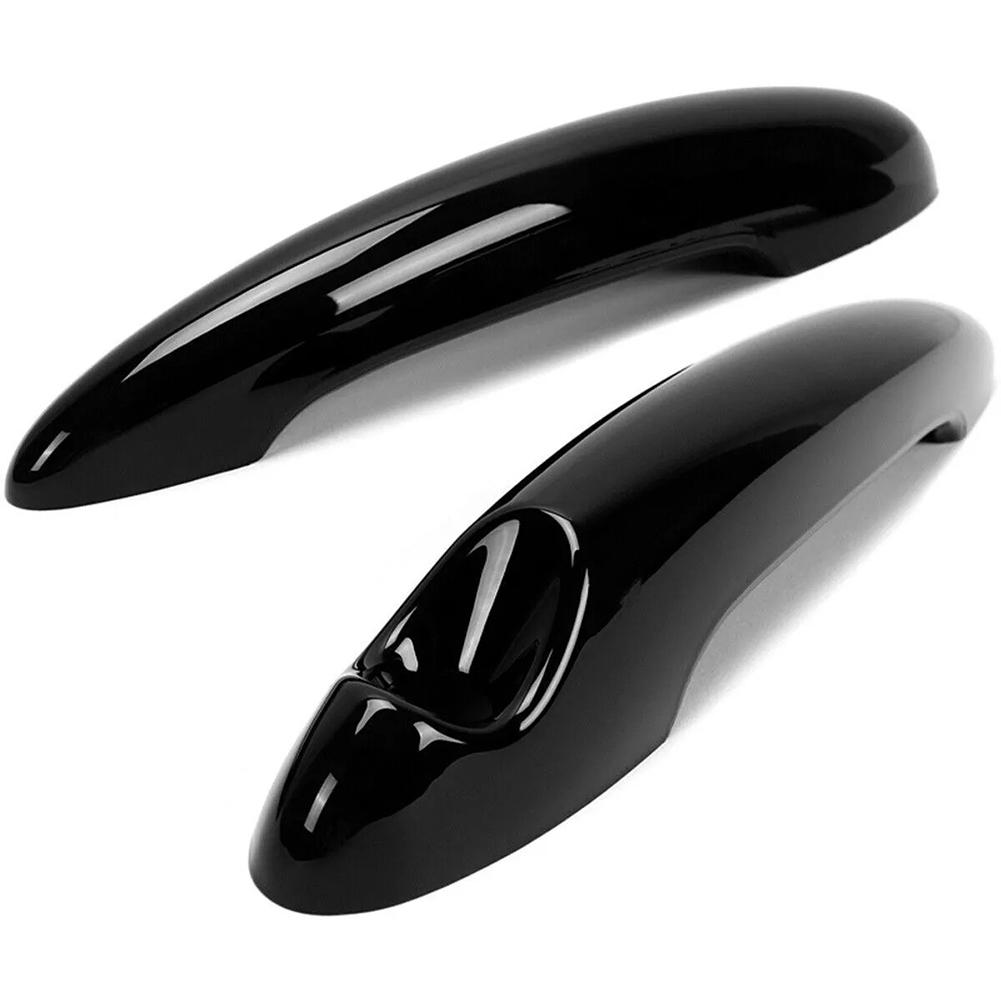 Car Door Handle Covers Glossy Black Door Handle Covers Daily Use Protection Scratch Protection Easy To Install