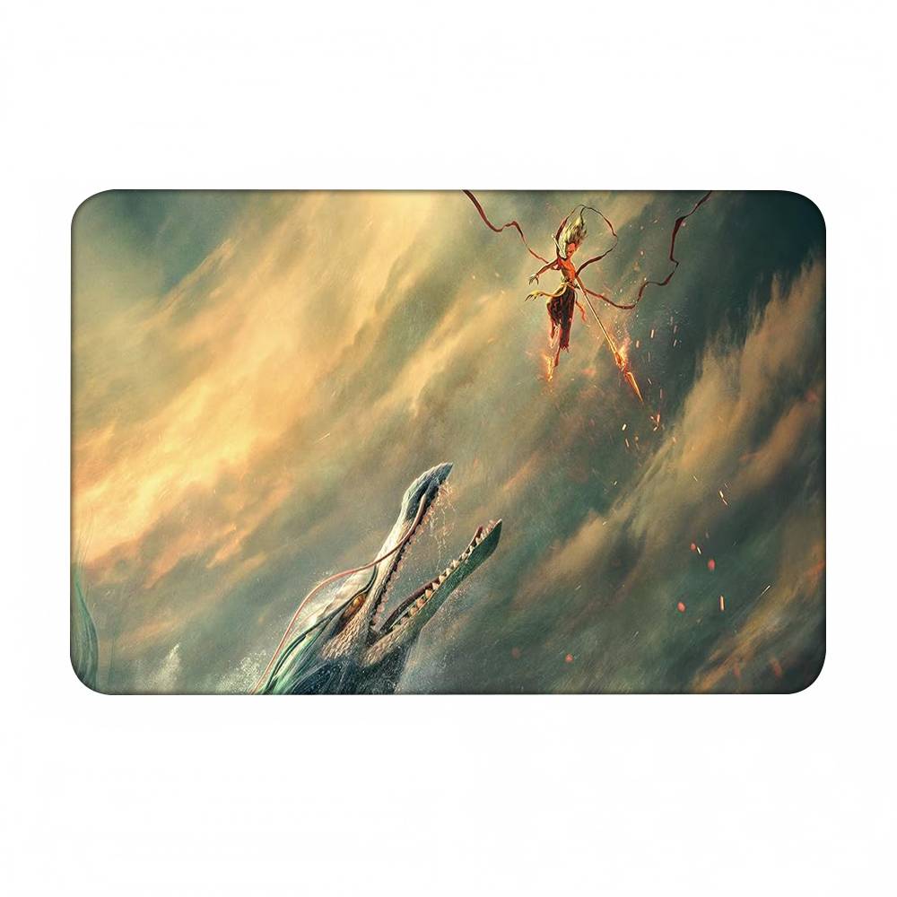 

Nausica Of The Valley Of The Wind Floor Mat Home Bathroom Absorbent Mats Anti-Slip Mats Home Decor Supplies 60x90cm