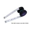 Double Scale Keychain Tape Measur Retractable Retractable Ruler Portable Soft Cloth Ruler  Key Ring