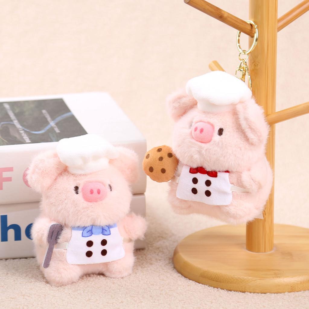 Little Pink Pig Plush Toy Doll Pendant Keychain Birthday Gift Girls Bag Pendant Cute Doll