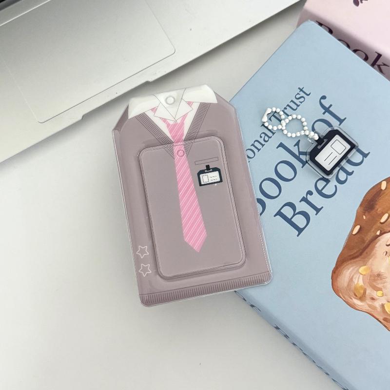 Uniform Series PVC Photo Frame with Mini Pendant Creative School Uniform Photocard Holder 3 Inch Kpop Idol Card Sleeves 2025 New