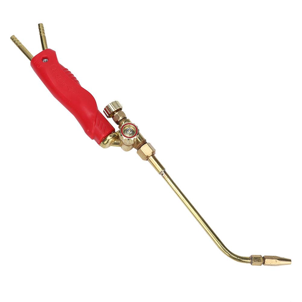 H012 Mini Gas Welding Torch Brass Injection Type Oxygen Welding Cutting Torch 30cm