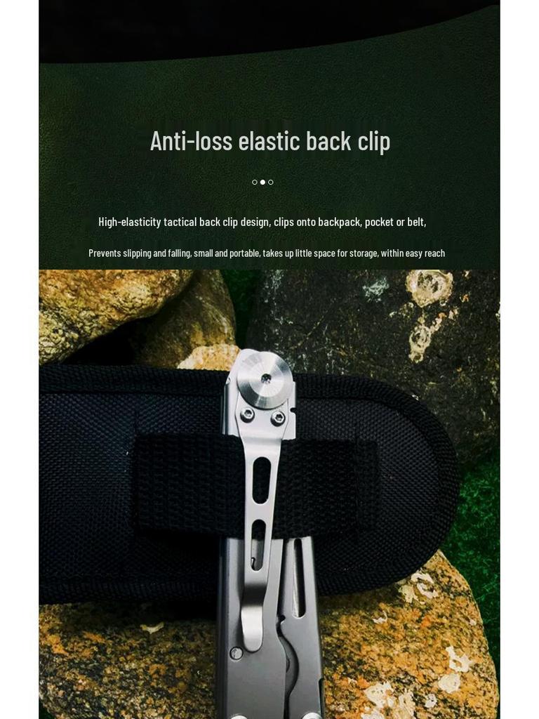 Multifunctional Portable Outdoor Folding Tool: Knife, Scissors, Screwdriver for Camping, Mountaineering, and Car Emergencies.