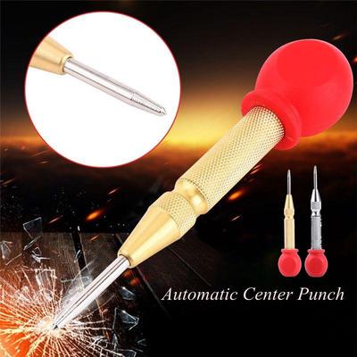 Punzón central automático con punta Hss, herramienta protectora de marcado de perforación para trabajo de Metal, 1 ud.