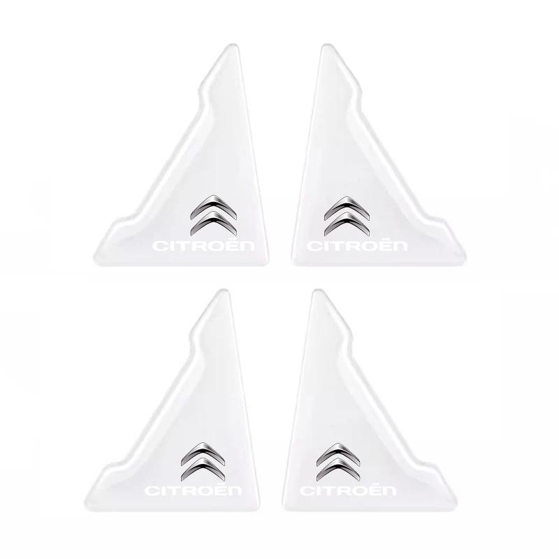 4 szt. Naklejki Ochronne na Drzwi Samochodowe Przeciw zarysowaniom Dla Citroen C3 C5 AIRCROSS C5X C4 Cactus PICASSO e-C3 e-C4 C1 C-Crosse