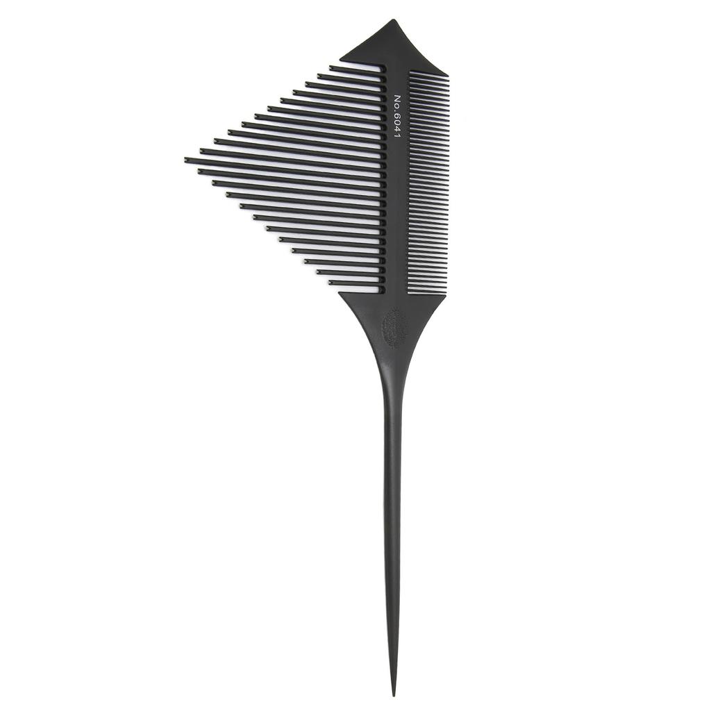 Hair Dyeing Highlighting Comb Home Salon Weaving Sectioning Tail Comb Styling Tool for Hair Coloring Black