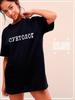Plus Size Letters Printed Casual Men T Shirts Lover Short Sleeves Cotton Tops