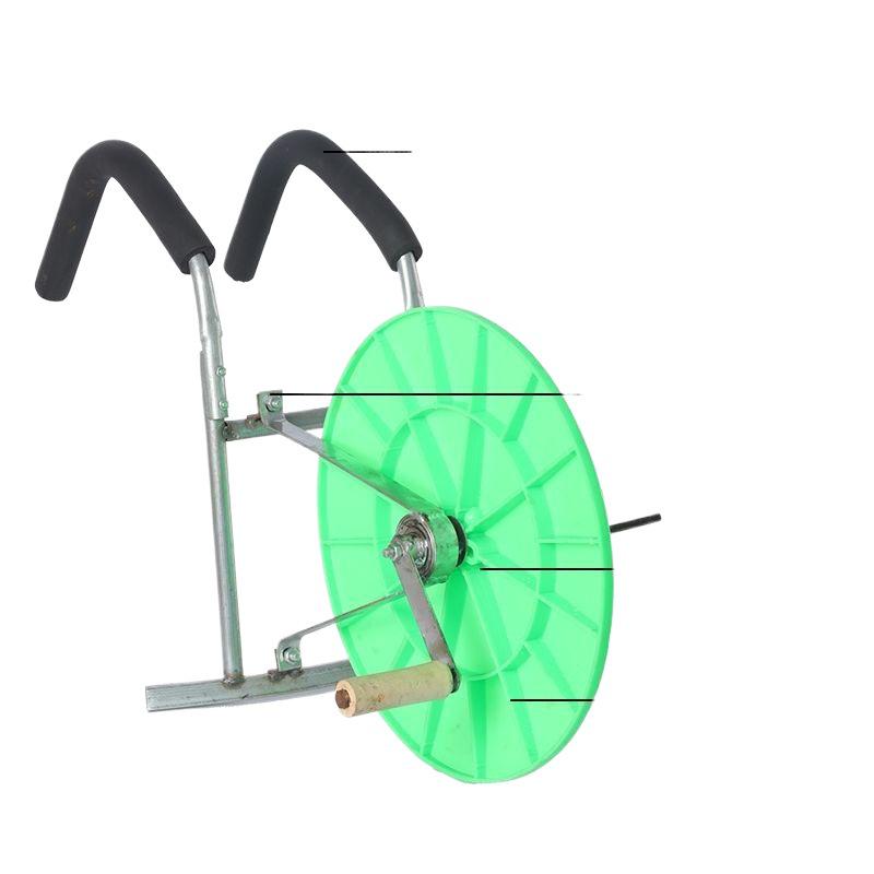 Handgedragen Universele Slanghaspel met Zwengel - 1/8 Inch Irrigatiebuis Opwinder