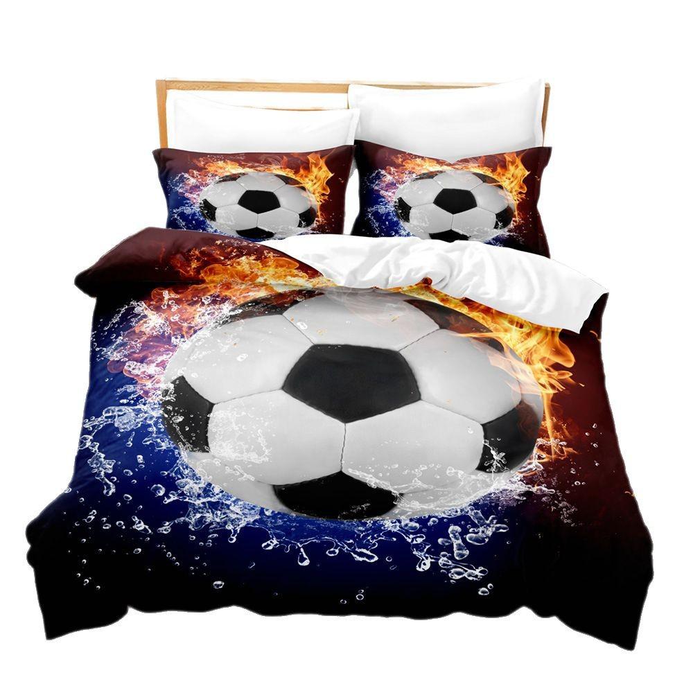 3D Digital Printing Football Series Three-Piece Bedding Quilt Set Two-Piece Set