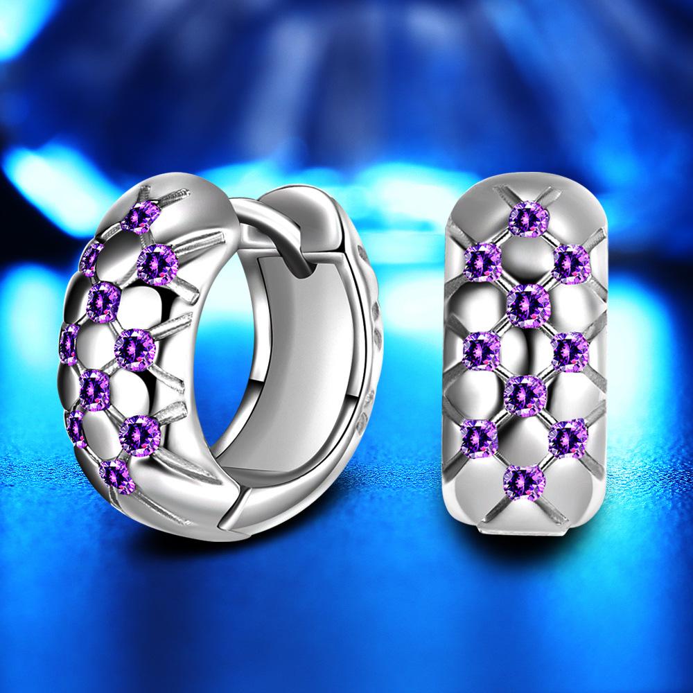 Elegant Black Gold Amethyst Earrings for Women – Creative and Fashionable Jewelry