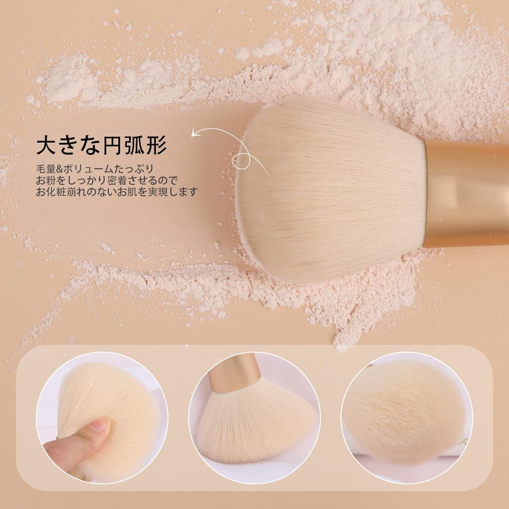 DUcare Face Powder Fluffy Powder Large Face Powder Blush Made with the Highest Quality Taklon Brush, Brush, Brush, & Brush,