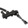 Brake Cylinder Pump, Folding Rr Foot Brake Cylinder, Hydraulic Master Cylinder Pump Reservoir for Motorcycle, ATV, Dirt Bike