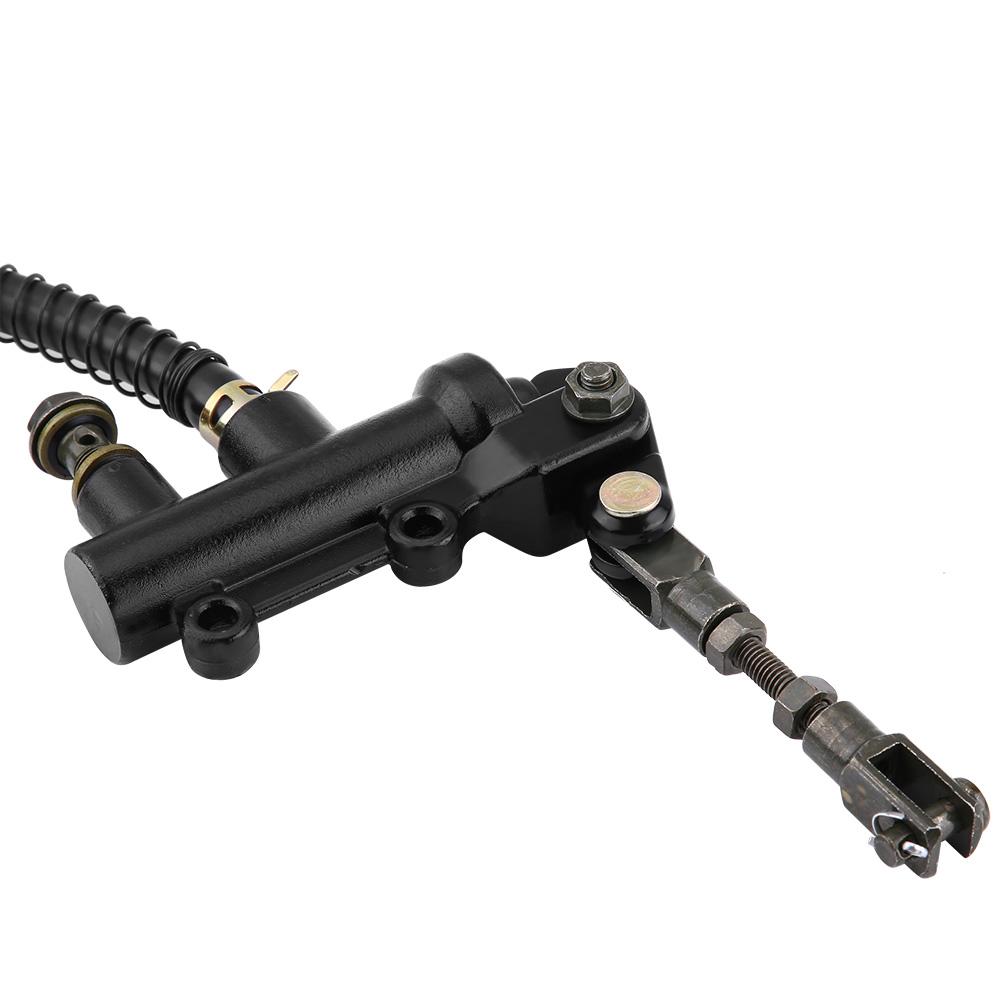 Bremszylinder Pumpe, Faltbarer Hinterrad Fußbremszylinder, Hydraulischer Hauptzylinder Pumpenbehälter für Motorrad, ATV, Dirtbike