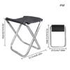 Lightweight Aluminum Alloy Camping Foldable Stool Mini Fishing Stool Small Bench