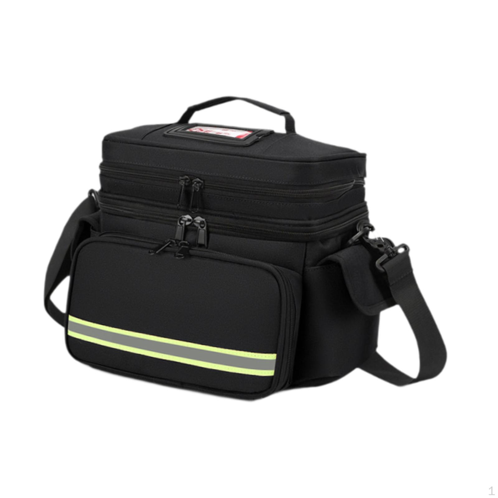 

Пустая сумка для оказания первой помощи, органайзер для аптечек, регулируемый ремень, медицинские принадлежности для хранения Double Layer