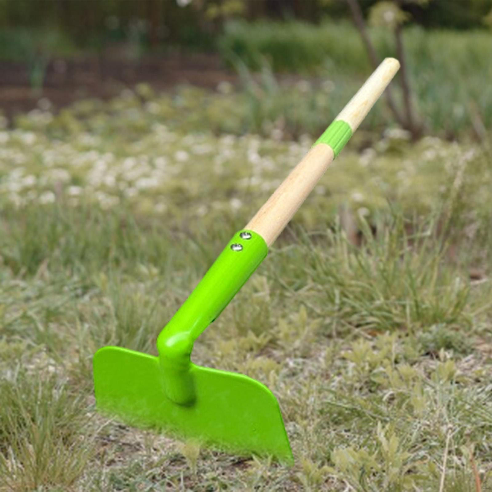 

Компактный садовый инструмент для детей для улицы с деревянной ручкой для использования на пляже и в саду Wide hoe