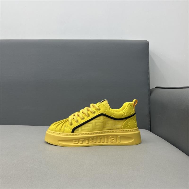 Letnie nowe sznurowane muszelkowe główki grube podeszwy wygodne sportowe i rekreacyjne modne buty typu board shoes 1