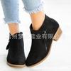 Autumn and Winter New Women's Boots Suede Double-sided Zipper Wind Women's Short Boots