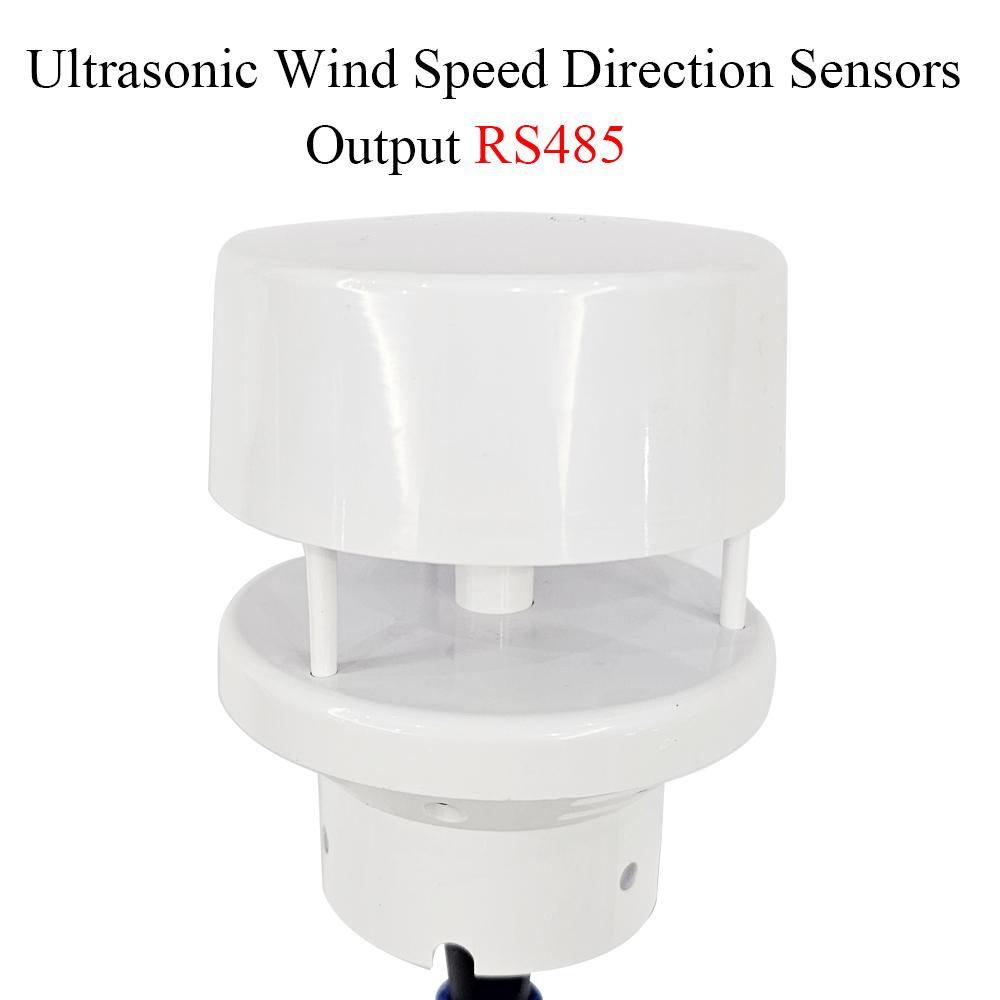 

0-45m/s Ultrasonic Wind Speed Wind Direction Sensor Module 360° Integrated High Precision Weather Station Transmitter Anemometer RS485