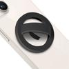 Magsafe iPhone 16 için Manyetik Silikon Yumuşak Parmak Askılı Telefon Halka Tutucu Evrensel Stand Desteği Mac Güvenli Halka Tutucu Braket