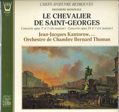 LP Record LE CHEVALIER DE SAINT GEORGES JEAN Concerto Opus V No 1 Do Majeur C ARN38346 ARION 1976 France Classical Used