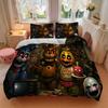Five Nights Freddy'S Party Print 3Pcs Bedding Setduvet Cover With 2 Bedropillowcase Home Birthday Gift